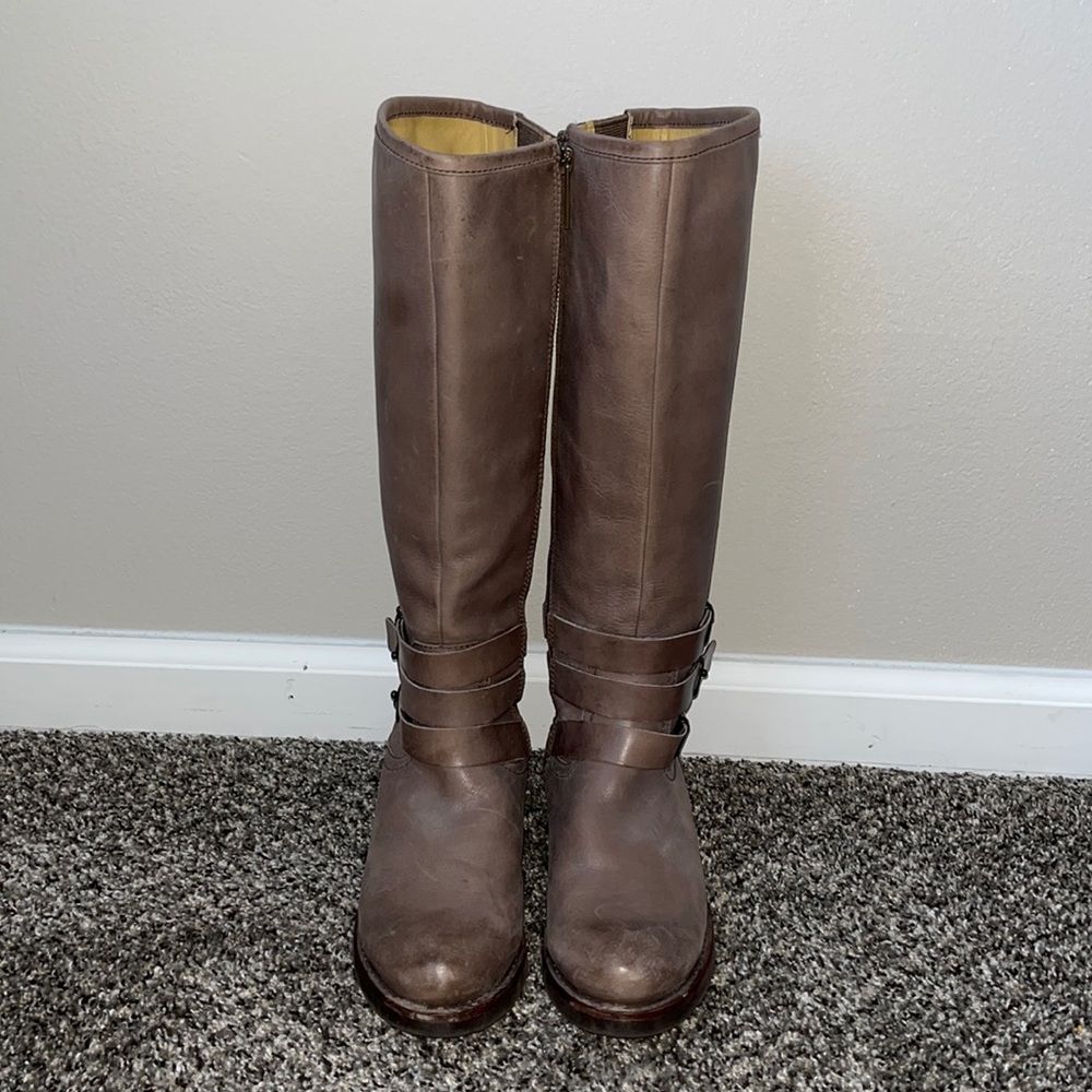 Bussola leather riding boots